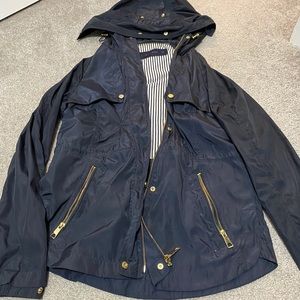 Zara Windbreaker (Water-repellant) Navy Blue